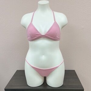 Elegant Pink Bikini Set